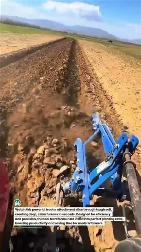 Ultimate Deep Furrow Maker in Action 🚜💥 #FarmingTech #Plowing #AgriPower