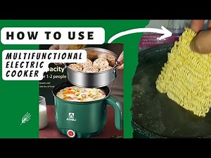 Multifunctional Electric Cooker | How to Use?