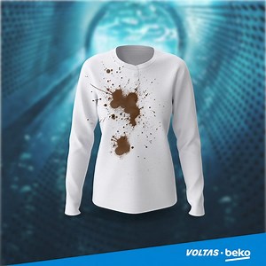 1K views · 11 comments | Say goodbye to tough stains effortlessly. With Voltas Beko Washing Machine's Stain Expert, even the toughest stains melt away like butter. Smooth, clean laundry is just a wash away. ​ Buy Now: https://bit.ly/42e6nod #PartnerOfEverydayHappiness #VoltasBeko #WashingMachine | Voltas Beko | Facebook