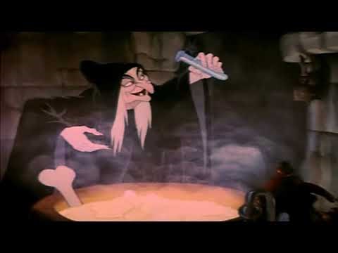 Escena eliminada de la Bruja - Blancanieves y los 7 enanitos (Español)