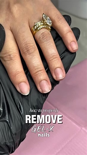 gel-X Removal bebé!🤩✨ ya te enseñe a aplicar, rellenar, remover, qué sigue?🤓 #gelxnails #gelx #gelxremoval #softgel #softgelnails | Dalia Ortega Nails