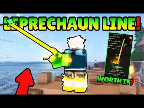 Obtaining NEW LEPRECHAUN LINE Rod in Fisch Shamrock Seas Update!
