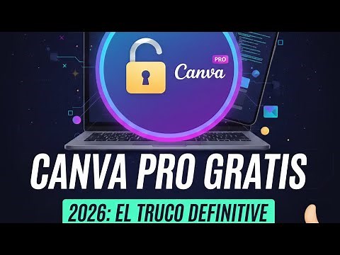 “Consigue Canva Pro GRATIS en iPhone, Android y PC (Método Actualizado 2026)”#canva #gratis