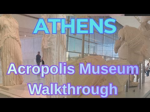 Walkthrough of the Acropolis Museum in Athens, Greece