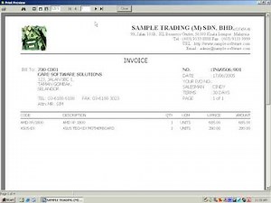 QnE Video Training - 23. Reports-Batch Print Sales Invoice