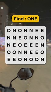Find the word : ONE 🌟 #BrainTeaser #Search #PuzzleChallenge | PuzzleSpark