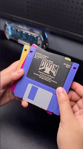 3D Printed and Laser Engraved Floppy Disk Coaster #3dprinting