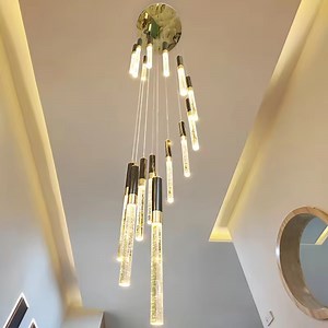 [Hot Item] Elegant Gold Crystal Pendant Light for Nordic Decor