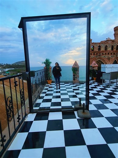 Own Your Reflection #mirroreflection #traveltiktok #losportalesdegarcia #bajacalifornia #travelvlog @portalesdegarcia