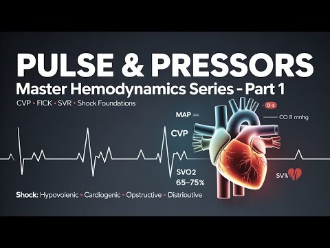 Master Hemodynamics Series (Part 1): CVP, Fick, SVR and Shock Foundations