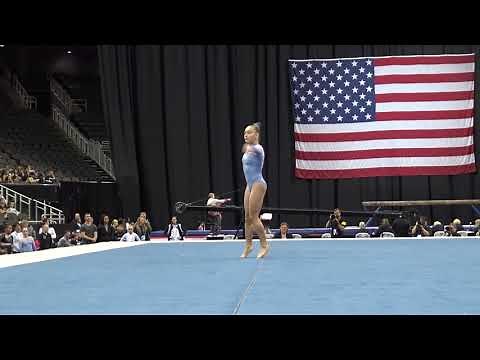 Love Birt – Floor Exercise – 2019 U.S. Gymnastics Championships – Junior Women Day 2
