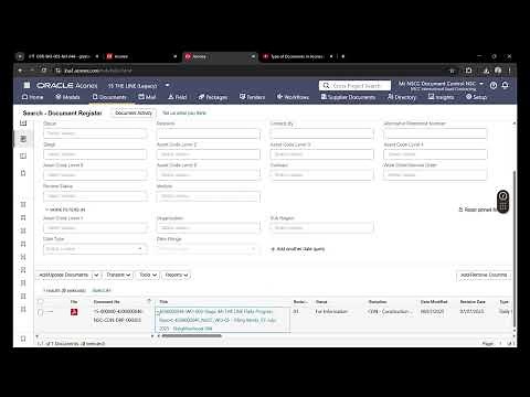 Uploading a Single Document in Aconex | #Aconex #Document Control #AconexTraining #UploadDocument