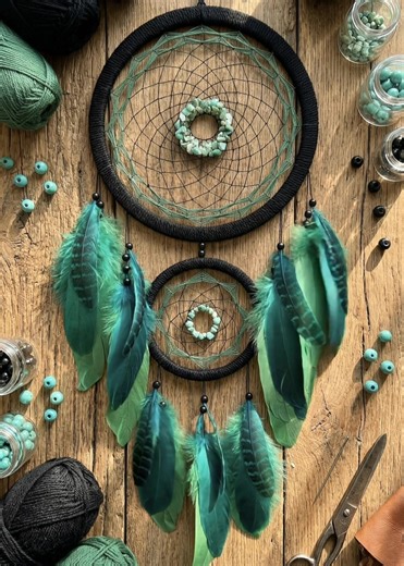 #dreamcatcher #diy #wallhanging #macrame #tutorial