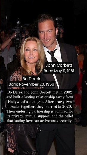 Bo Derek and John Corbett: The Unexpected Love Story That Lasted Decades