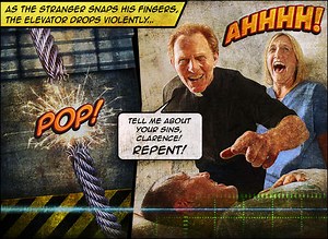 Escape the Hellevator sees you desperately trying to get out of a tumbling lift on iOS and Android