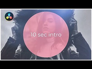 10 Sec Intro: DaVinchi Resolve template