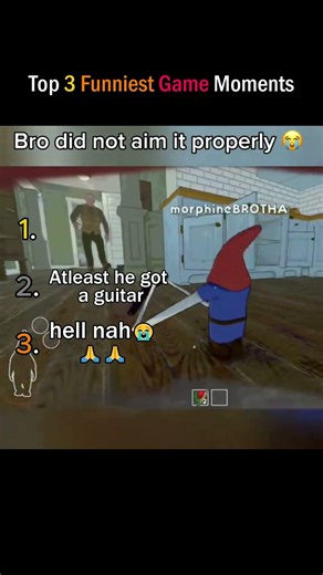 Top 3 Funniest Game Moments Ever! 😂 | Try Not to Laugh Gaming Shorts