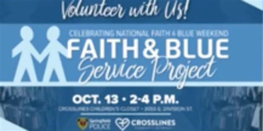 Springfield Police Department & Crosslines invite you to a day of service