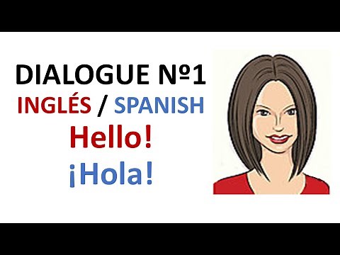 Dialogue 1 - Inglés Spanish - What's your name? - Cómo te llamas? Introduce yourself Presentarse