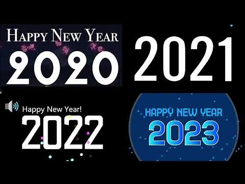 🇪🇳 New Year Countdown Timers over the years (2020-2023) comparison