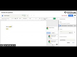 Google Classroom Keyboard Shortcut
