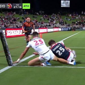 Quick hands for Tyreece Tait! 🐓 #NRLDragonsRoosters | NRL