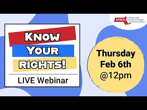 Know Your Rights - presentation (Feb. 6, 2025)
