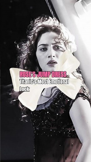 The Secret Behind Rose’s Sparkling Titanic Dress #titanic