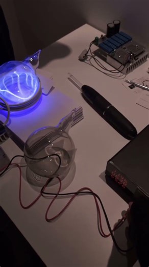 Mesmerizing Plasma Sphere Lights Up Like Magic! #shorts #experiment #neon #light #wow #lamp #plasma