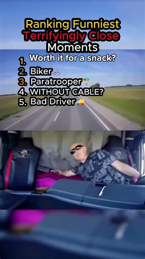 Ranking Craziest Close Call Moments #shorts #closecall #funny #fails