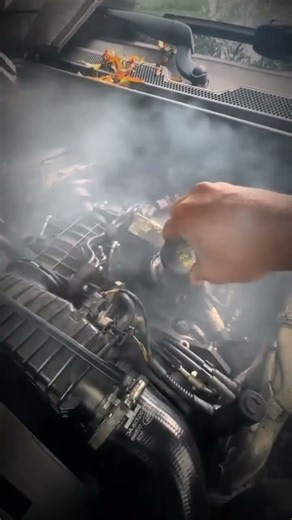 range rover engine blowing