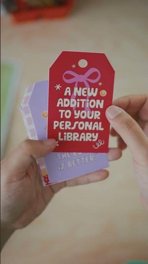 How to Make Gift Tags for Gifting Books ✨ | Printable To/From Tags