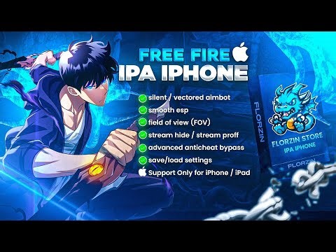 iOS PANEL SAFE 100% 🌍| OB52 FLUORITE iOS SCRIPTABLE 📲✅ IPA MOD MENU 👺