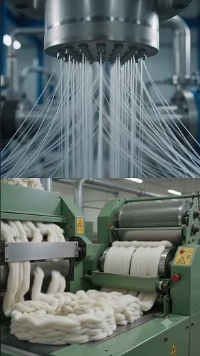 POV: Polyester 🧵 vs Cotton 🌿 | Synthetic vs Natural Fabric Manufacturing