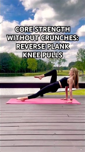 Reverse Plank Knee Pulls | Core Strength Without Crunches