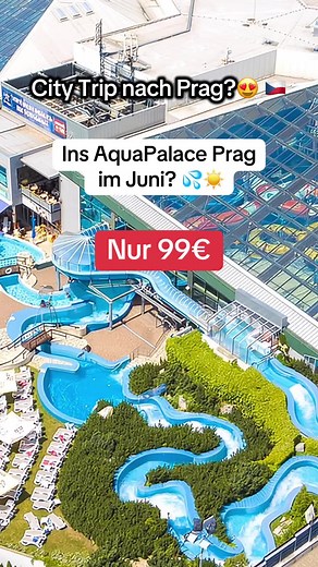Familienurlaub = alle happy? 😍💦 Im AquaPalace Prag klappt’s wirklich! 🇨🇿✨ 🎢 12 Wasserrutschen 🌊 Wellenbad & Wildwasserfluss 🏴‍☠️ Piratenschiff & riesiger Kinderbereich 🧖‍♀️ Wellness & Saunawelt für die Eltern 🏨 Hotel inkl. Frühstück 🍹 Restaurants, Bars & ganz viel Sommerfeeling Perfekt für einen Kurztrip mit Kindern – egal ob Action, Entspannung oder gemeinsame Familienzeit 🥹☀️ Und das Beste? Alles unter einem Dach! AquaPalace Prag bei Travelcircus ##familienurlaub##berlin##prag##aqua