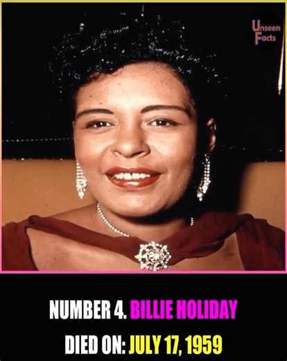 Remembering Billie Holiday, the legendary jazz singer who died in New York City at 44.