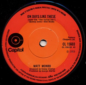 Matt Monro - On Days Like These