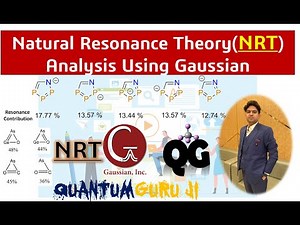 NATURAL RESONANCE THEORY ANALYSIS (NRT) in Gaussian || Dr. Gaurav Jhaa