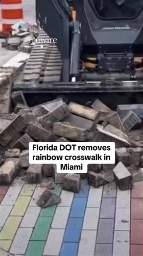 Florida DOT removes rainbow crosswalk in Miami | Truwire