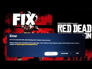 Fix Error Occurred While Authenticating With Rockstar Games Services | Rockstar Launcher Account Fix