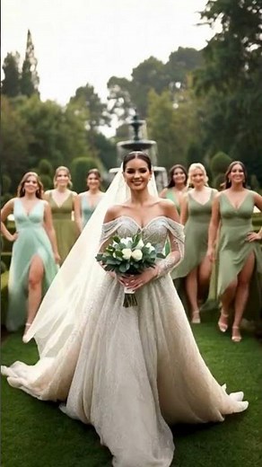 The Sage Green Bridesmaid Trend Everyone Is Choosing Right Now For Garden Weddings #weddings