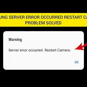 How To Solve Samsung "Server error occurred. Restart Camera" Problem|| Rsha26 Solutions