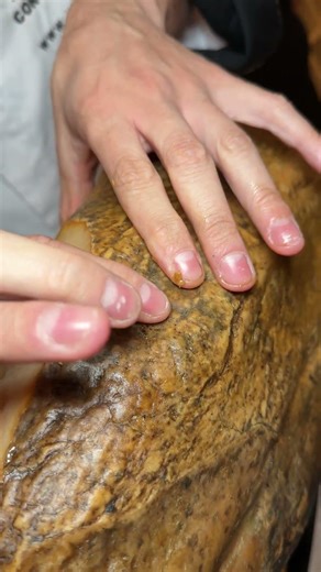 How can you tell if a ham is properly cured?