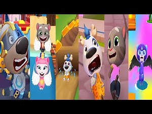 100 Funny Fails Talking Tom Gold Run VS Tom Hero Dash VS Tom Gold Run 2