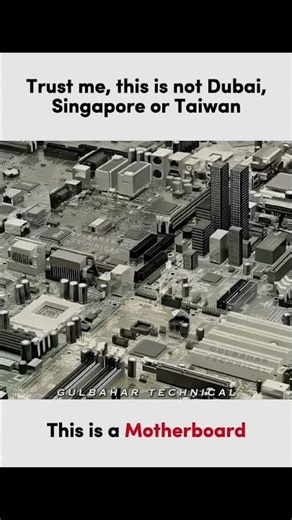 Not Dubai or Singapore | It’s Actually a Motherboard City 🖥️🏙️