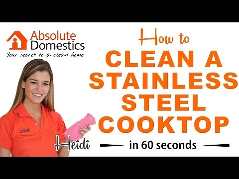 How to Clean Your Stainless Steel Cooktop in 60 Seconds