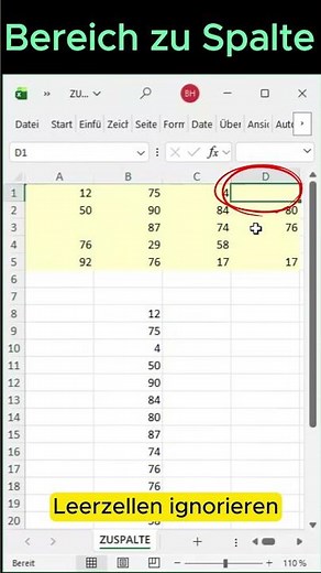 Diese Excel-Funktion spart dir Copy & Paste