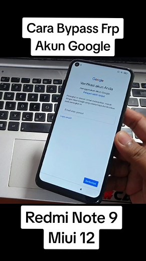 Cara Bypass Frp Redmi Note 9 Miui 12 Tanpa PC #redminote9 #akungoogle #frp #bypass #fyp