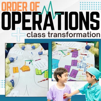 4th 5th Grade Order of Operations Activity Operating Surgery Room Transformation